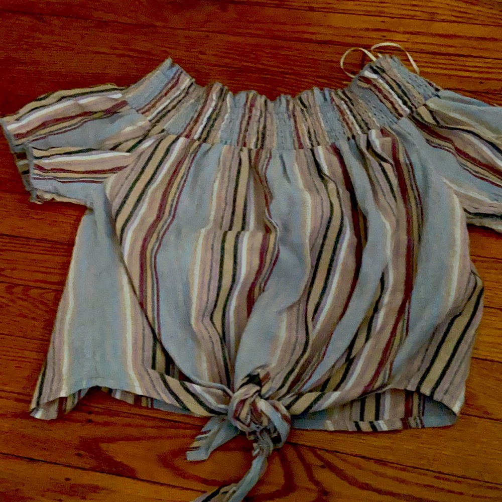 off the shoulder shirt